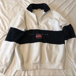 brandy melville usa quarter zip